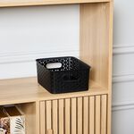 Geometric Storage Basket 4L - Black