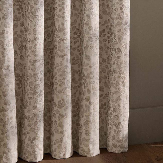 WYLDER GRACE LEAF 168X137 NATURAL Curtain