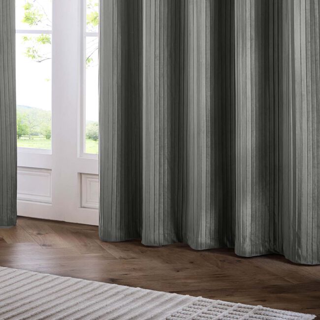 PAOLETTI CORINTHIAN GREY 66X54 Curtain