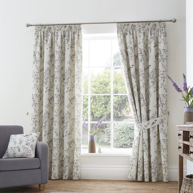 DREAMS & DRAPES JAZMINE HEATHER 66x54  Curtain