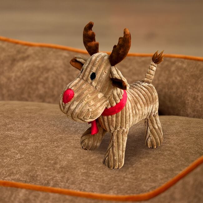 Christmas Reindeer Plush Dog Toy