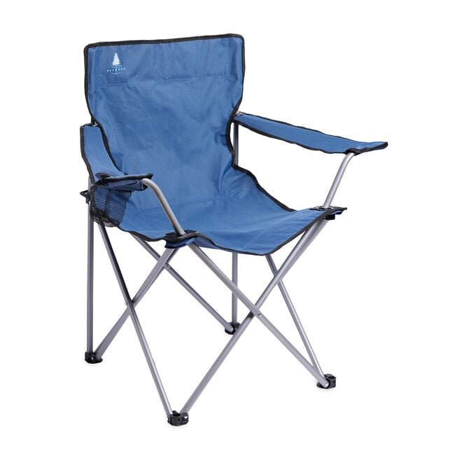 FOLDING ARMCHAIR With Cupholder - Blue