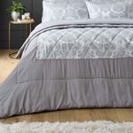 CATHERINE LANSFIELD DAMASK JACQUARD SILVER 200x220 Bedspread