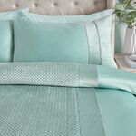 DOUBLE DUVET COVER Soiree Iras Duck Egg