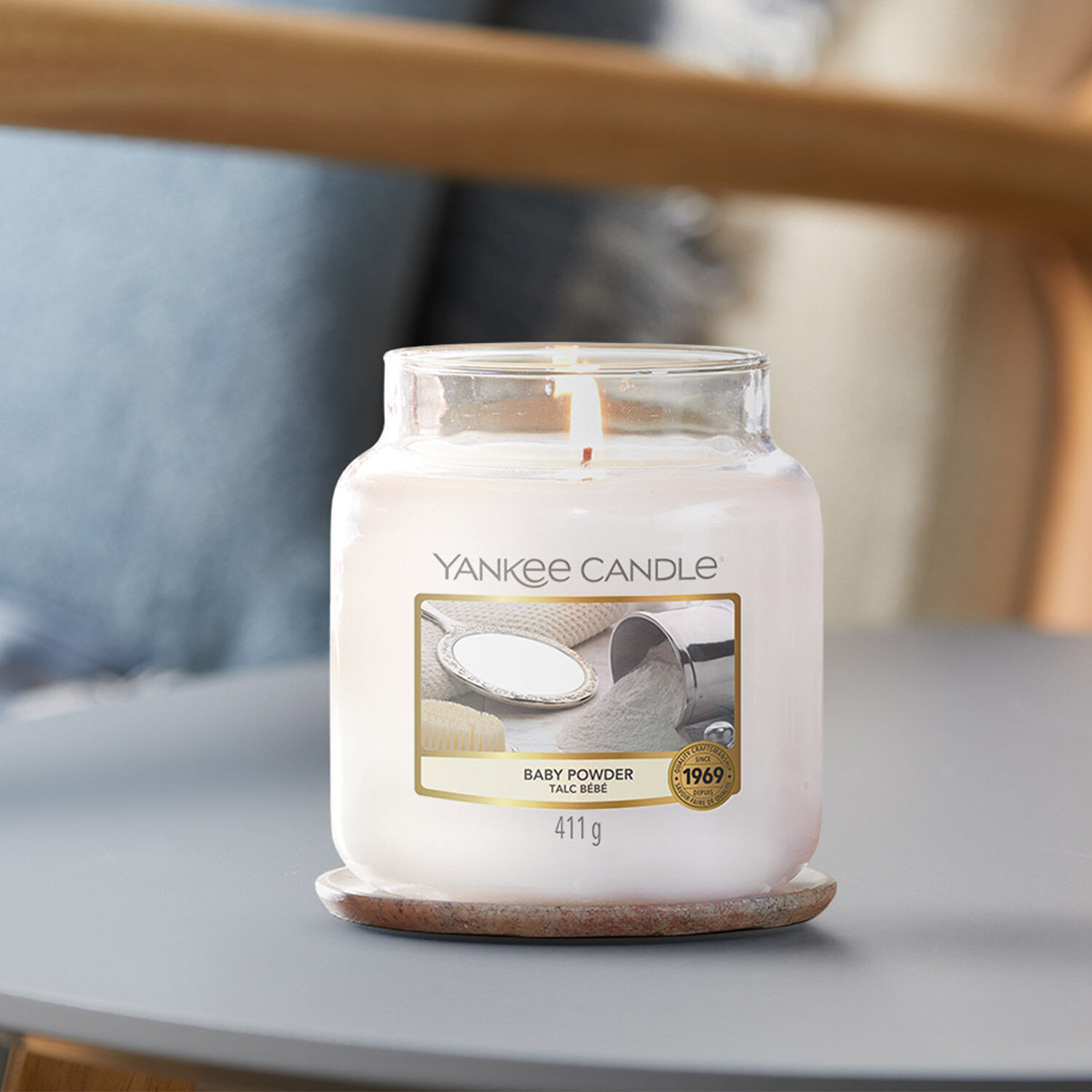 Yankee Candle Baby Powder Jar Home Store + More