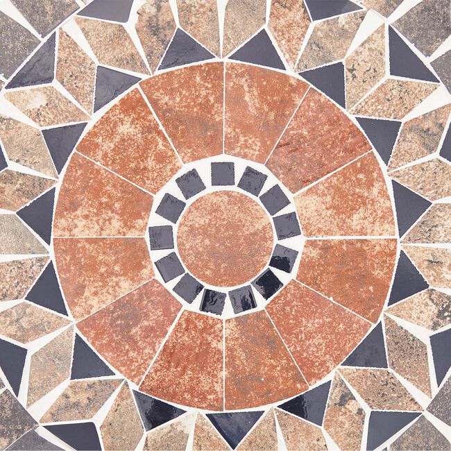 Diamond Mosaic Bistro Set 5 Piece