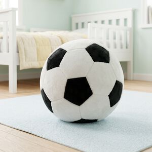 Football Cushion  22cm x 22cm - Black & White