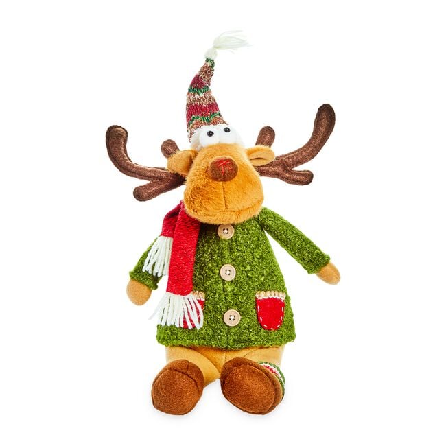 Reindeer Sitting Christmas Decoration 