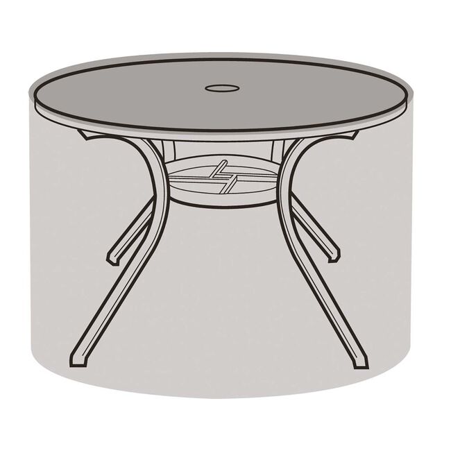 160GSM Garland Round Garden Table Cover 128cmx71cm