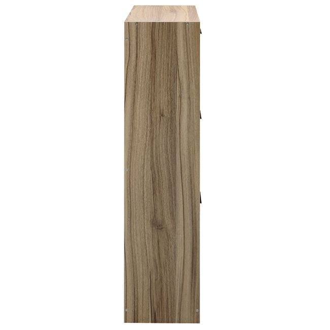 Herringbone Haven Three Door Shoe Cabinet