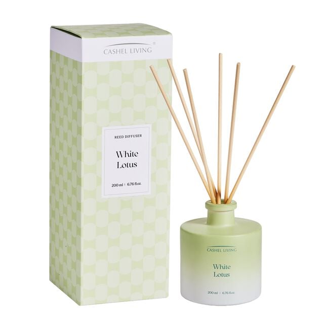 Cashel Living White Lotus 200ml Reed Diffuser