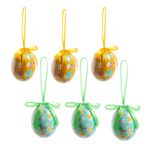 6 Piece Hanging Easter Eggs