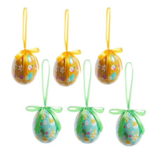 6 Piece Hanging Easter Eggs