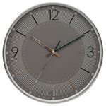 NOVA 30cm SILVER Wall Clock 