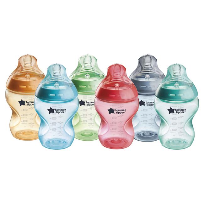 Tommee Tippee Brighter 6 x 260ml Bottle Set