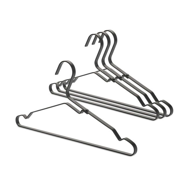 Brabantia 4 Clothes Hangers - Black