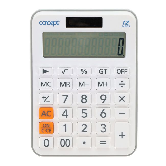 Concept Blue 12 Digit Desktop Calculator