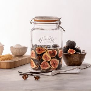Kilner Square Clip Top Jar 2L