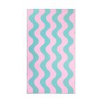 Printed Wavey Days Microfibre Beach Towel 220GSM