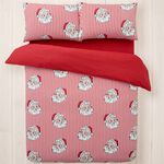 SINGLE DUVET COVER Candy Stripe Santa