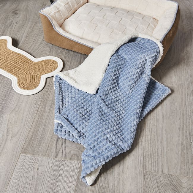 Blue Warm Pet Blanket