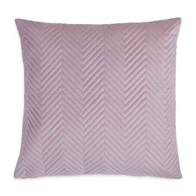 Triangle Stitch Cushion 58x58cm - Mauve