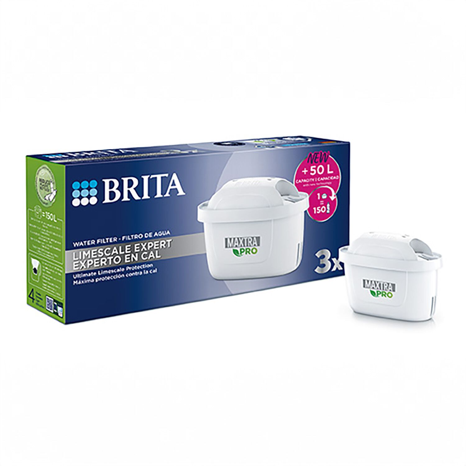 BRITA Maxtra Pro All-In-1 Water Filter Cartridge, Pack of 3