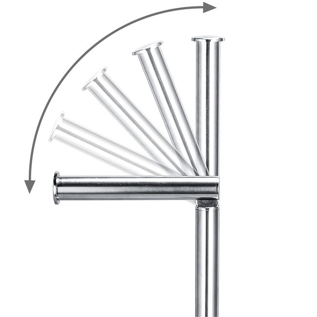 Freestanding Toilet Roll Spike & Holder