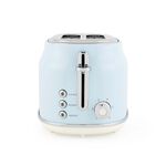 SALTER RETRO BLUE CURVED BODY 2 Slice Toaster