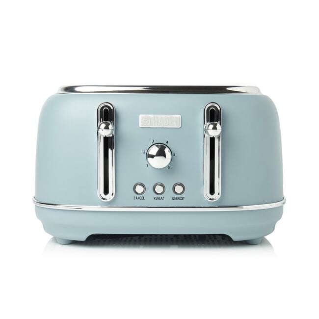 Haden Highclere 4 Slice Blue Toaster