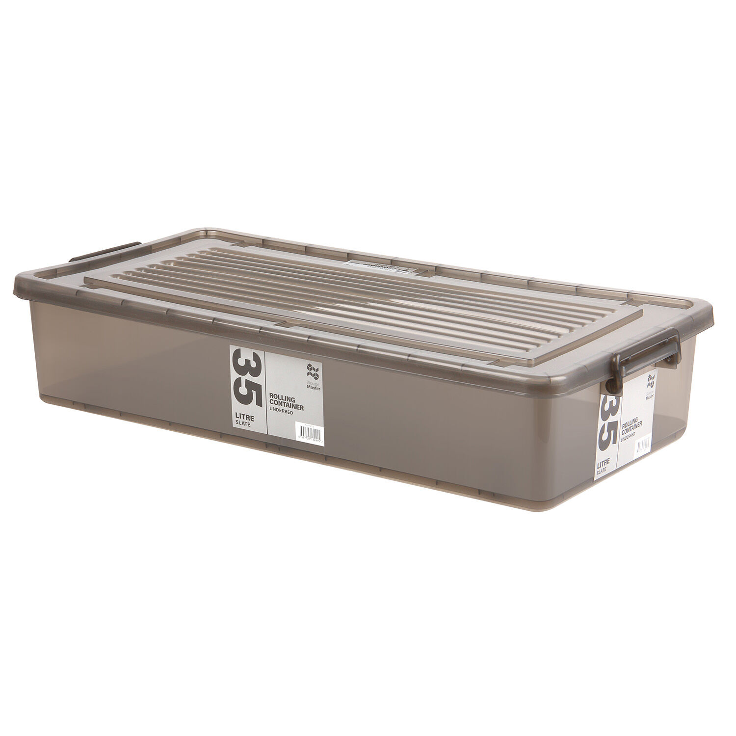 Rolling Underbed Storage Container with Lid 35L Home Store + More