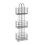 CAUSEWAY BAY THREE TIER Black Free standing Caddy