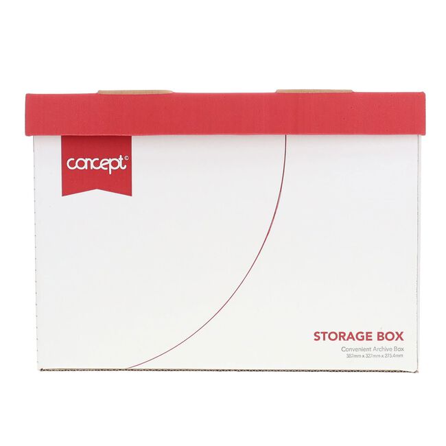 Concept Archive Storage Box - Red