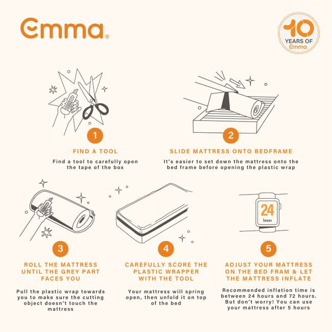 Emma Original Mattress - Super King