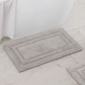 COTTON BORDER SILVER 50x80 Bath Mat