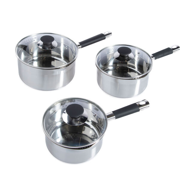 Cuisine Draining 3 Piece Cookware Set