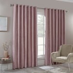 BLACKOUT & THERMAL TEXTURED ROSE 90X90 Curtain