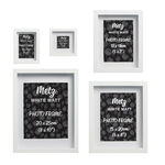 6x8 METZ WHITE Matt Frame