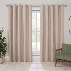 CHENILLE WAVE NATURAL 66x54 Curtain