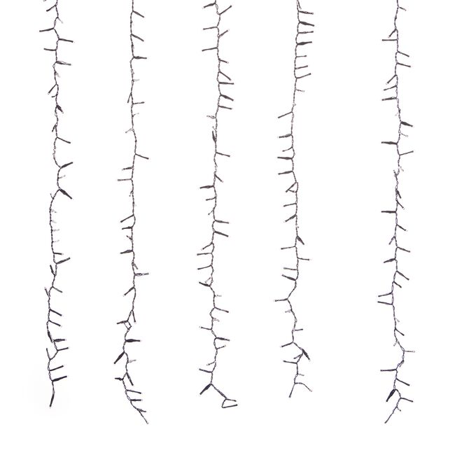 225 Warm White Star Bright Curtain Lights