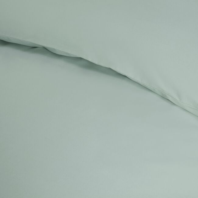 DOUBLE DUVET COVER Duck Egg 200tc