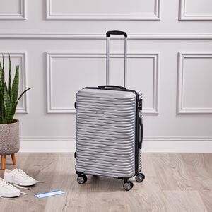 MEDIUM LIGHTWEIGHT HARDSHELL LUGGAGE - SILVER
