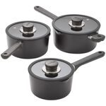Judge Vista Ceramic 3 Piece Draining Saucepan Set