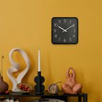 Lara Black Clock 27cm 