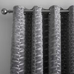 CURTINA KENDAL CHARCOAL 66x54 Curtain
