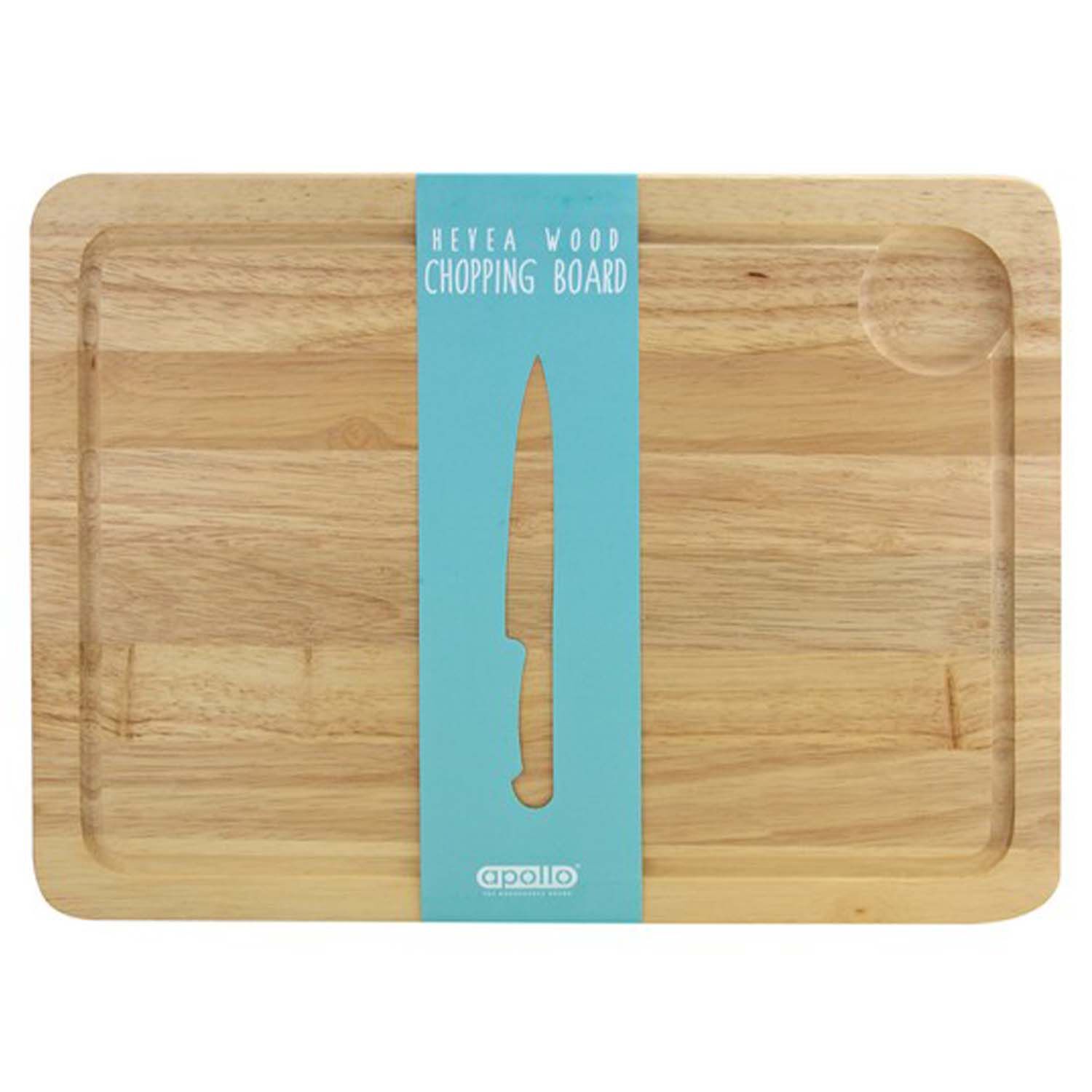 Apollo Rubberwood Wooden Chopping Board 40 x 30cm Home Store + More