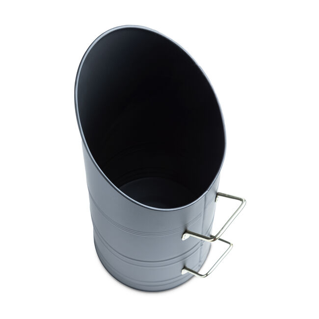 Silverflame Coal Hod Black with Brass Handles