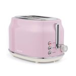 SALTER RETRO PINK CURVED BODY 2 Slice Toaster
