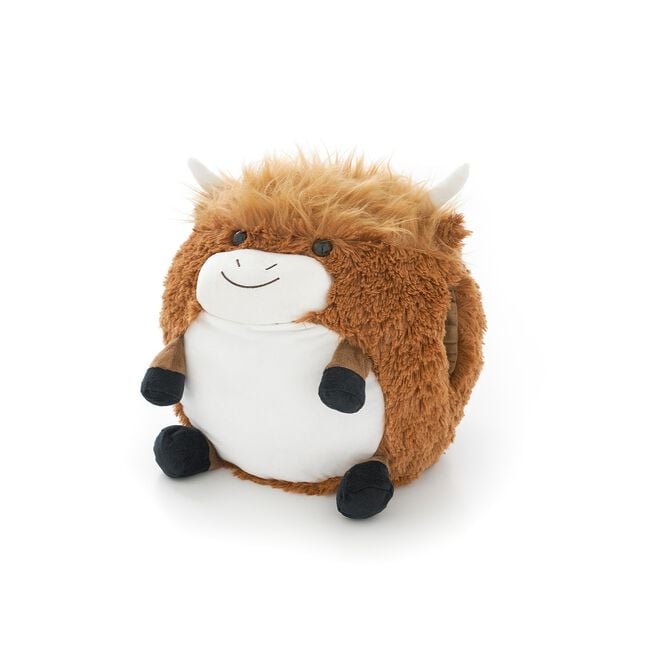 Cozy Time Giant Hand Warmer Highland Cow