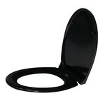 Black Soft Close Toilet Seat
